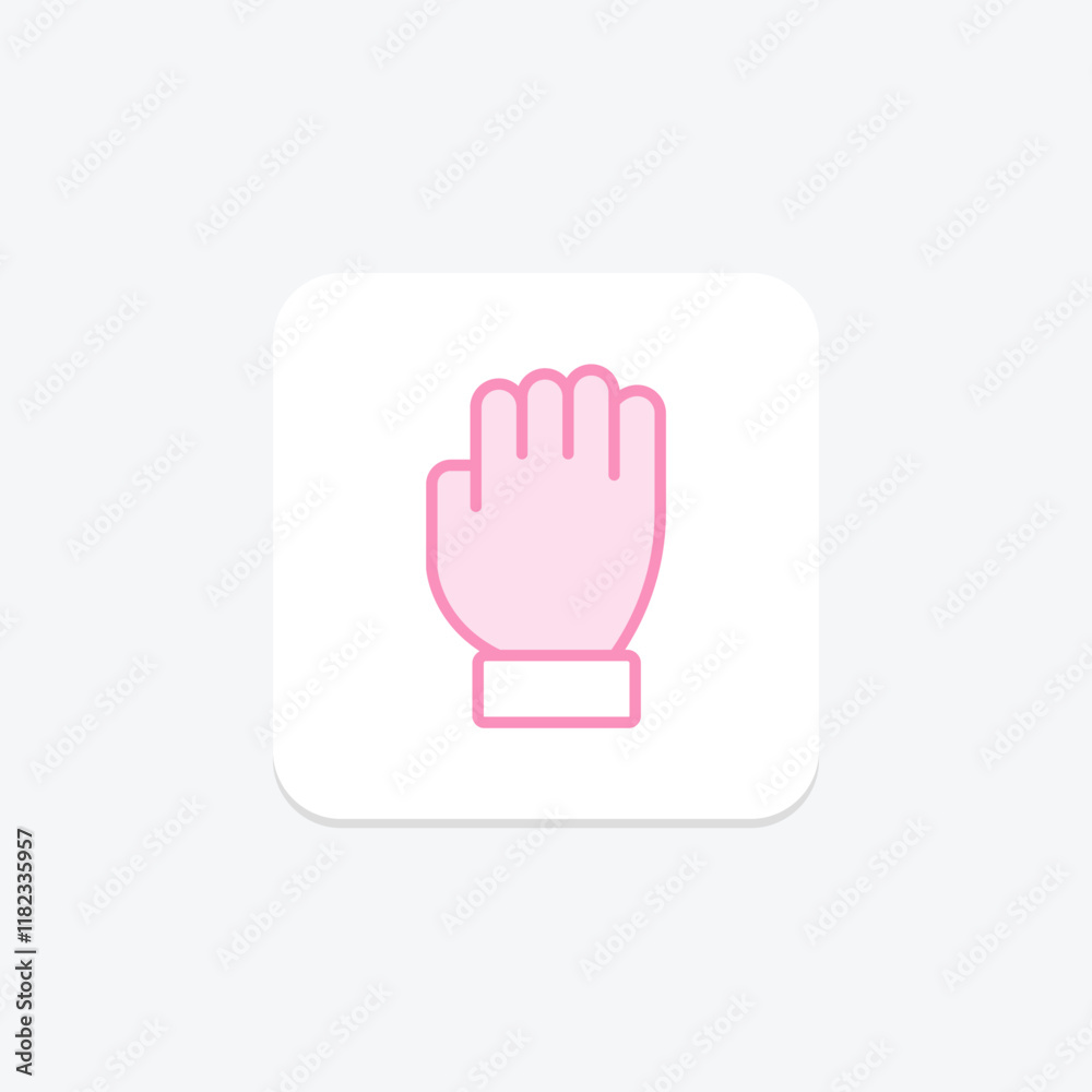 Drag Hand duotone line icon , vector, pixel perfect, illustrator file Drag Hand duotone line icon , vector, pixel perfect, illustrator file
