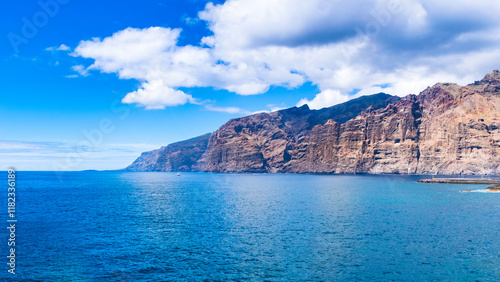 Los Gigantes Cliffs in Tenerife, Canary island, Spain