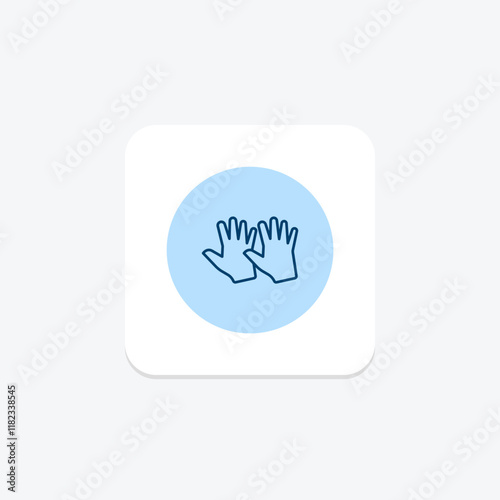 High Five Hand pentaglow , vector, pixel perfect, illustrator file photo