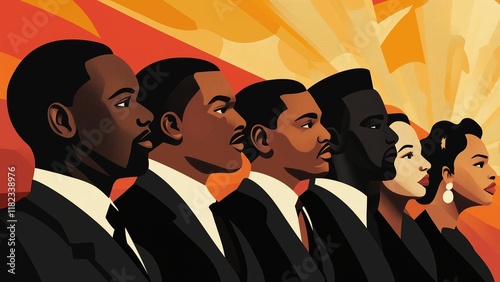 Black history month celebrate. vector illustration design graphic ,Black history month
