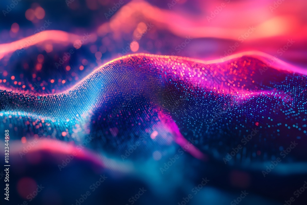 Abstract Pink Blue Digital Wave Background Texture Abstract Pink Blue Digital Wave Background Texture