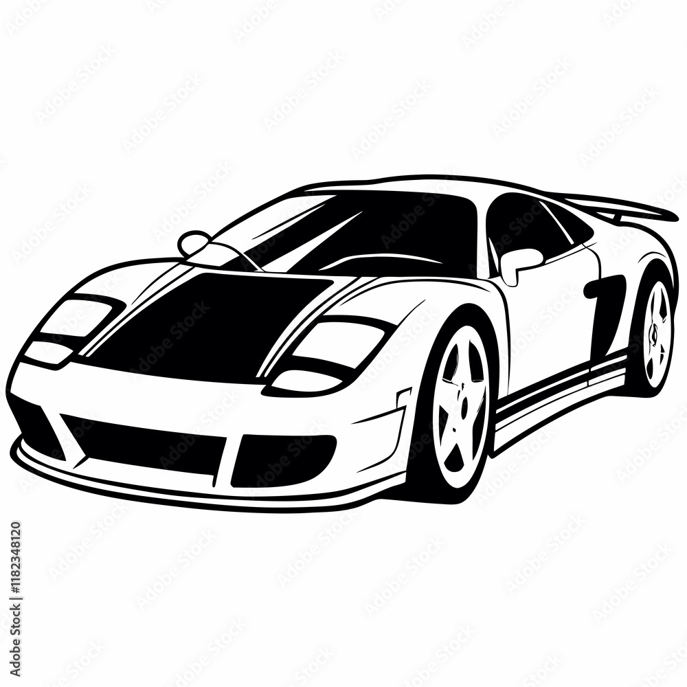 Fototapeta premium sports car