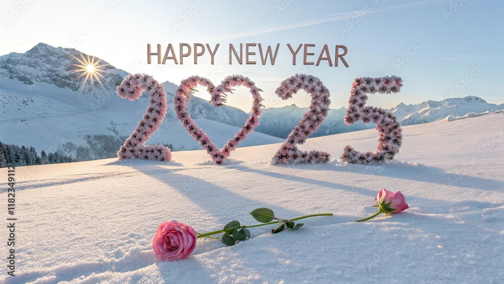 Naklejka premium Festive 3D 