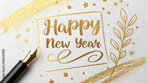 Golden Calligraphy 