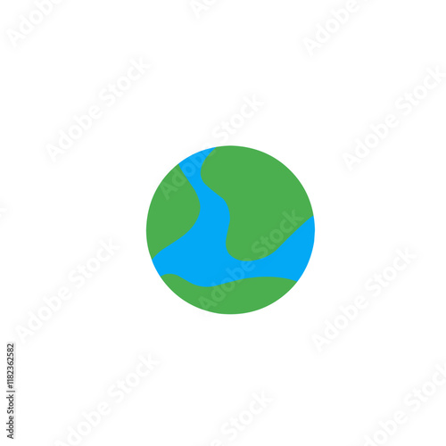 Simple Earth Illustration photo