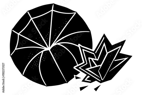 Broken Insurance Illustration - Error and Damage Concept Artwork