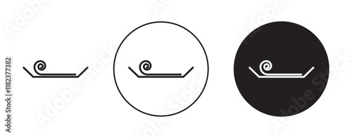 Non stick icons set in black filled and outlined style