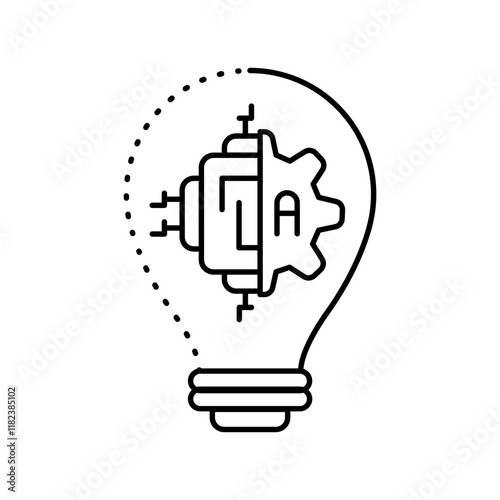 Intelligent Systems lline icon.