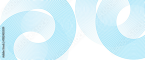 concentric circular lines glowing Gradient. abstract background with circular design Horizontal banner template. Suit for poster, cover, banner, brochure, website