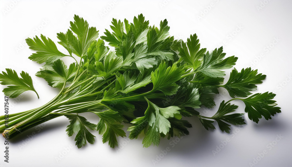 parsley remoted on white historical past complete intensity of discipline parsley remoted on white historical past complete intensity of discipline