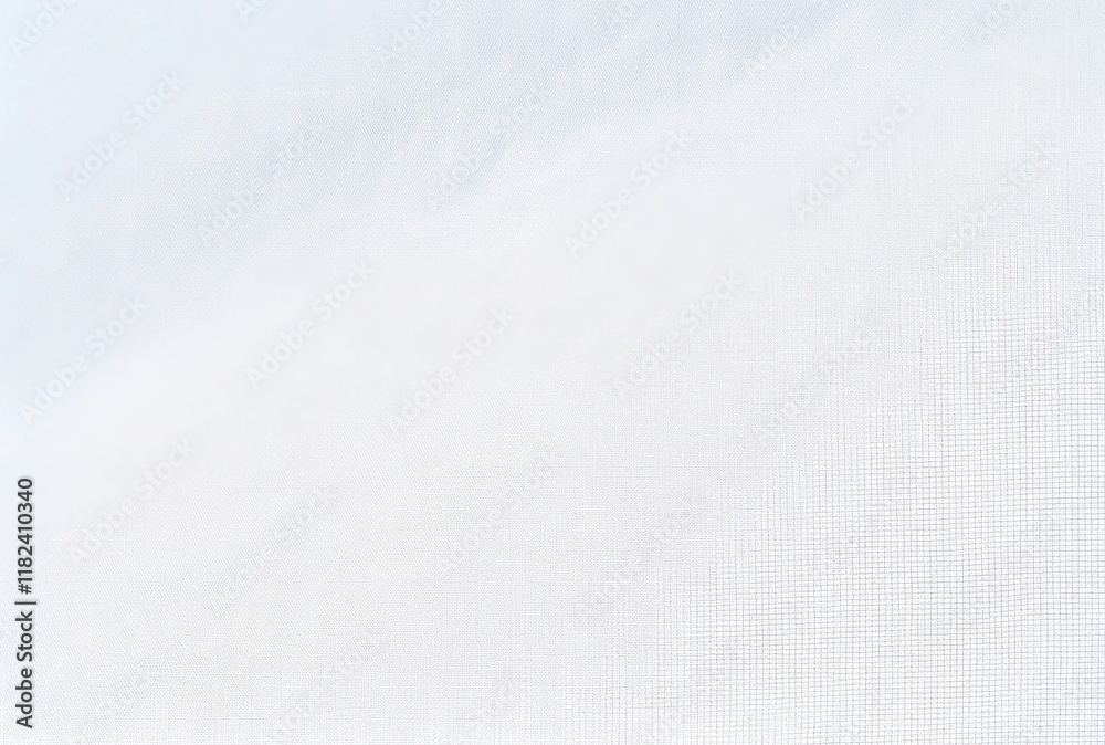 White Fabric Texture Background Soft Subtle Mesh Pattern
