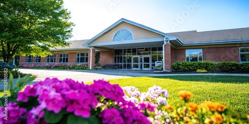 elementary school exterior 