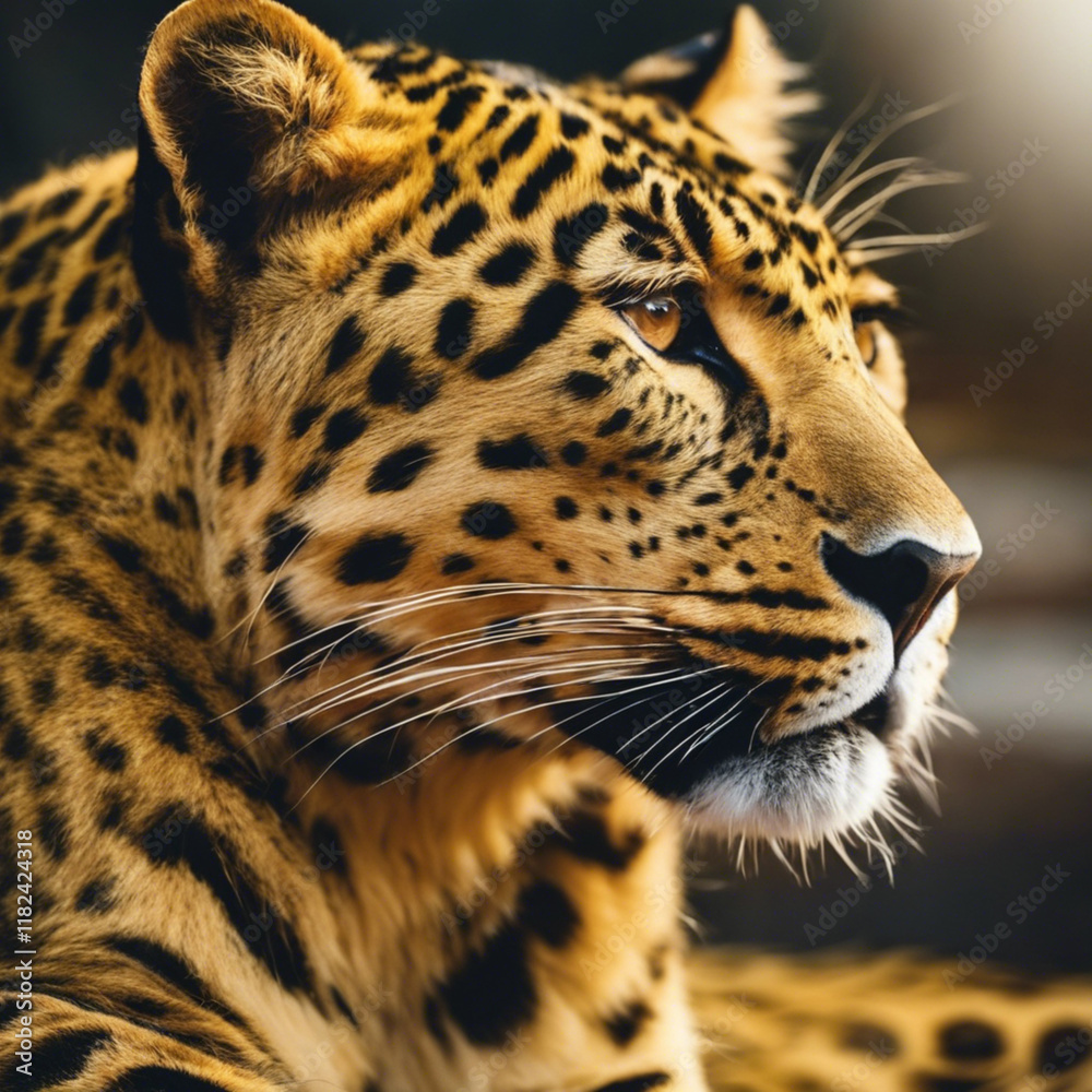 Obraz premium Cheetah Closeup View