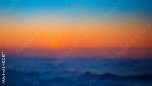 sunset over the sea