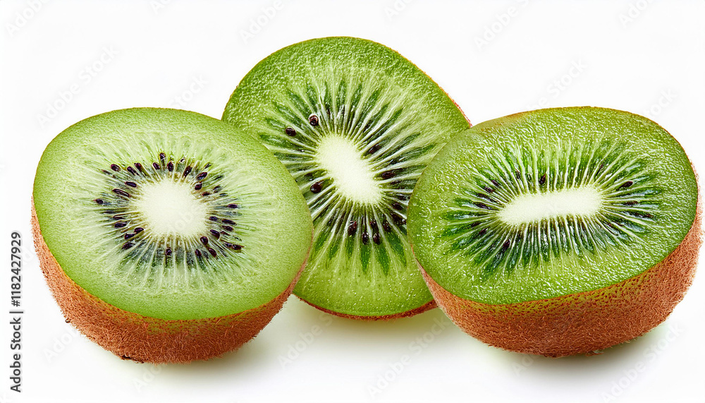 kiwi fruit slices cutout kiwi fruit slices cutout