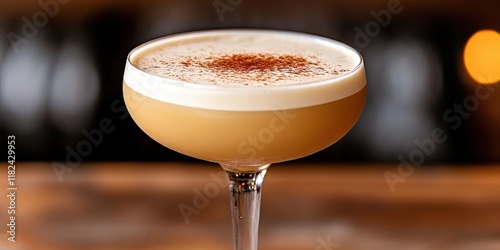 egg nog cocktail  photo