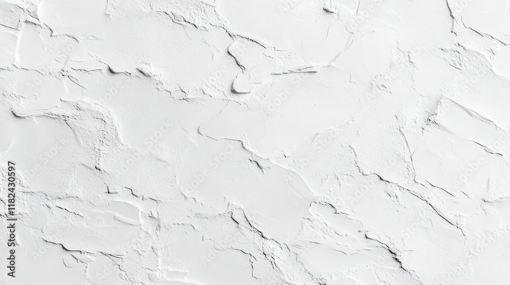 Obraz premium Minimalistic white textured patterns creative design studio background texture modern environment close-up view subtle lighting