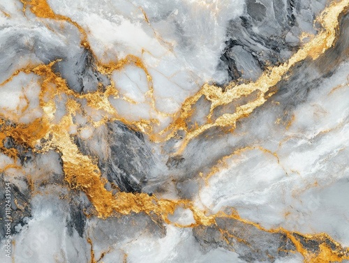 luxurious abstract marble art background with flowing gold and white patterns creating elegant natural stone texture for premium design
