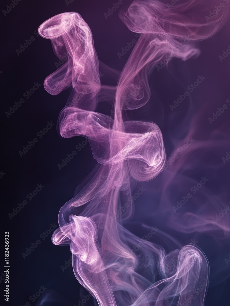 Obraz premium Smoke Wave Artistic Effect