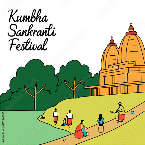 The Kumbh Mela is one of the largest religious gatherings in the world, held in India. It is a Hindu festival where millions of devotees come together to take part in the ritual of bathing in sacred r