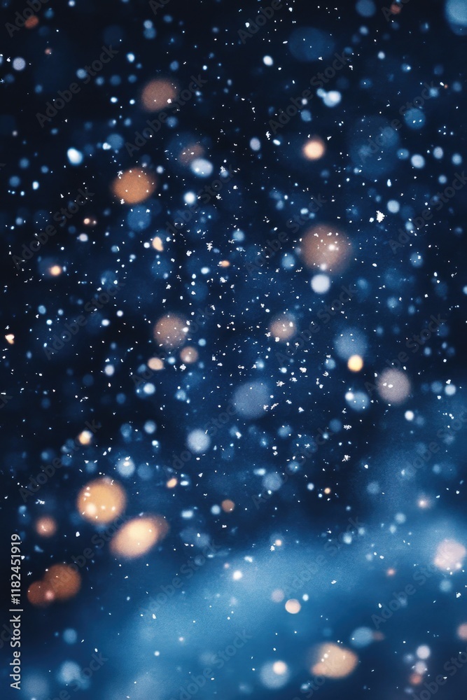 Fototapeta premium Cosmic Winter's Night