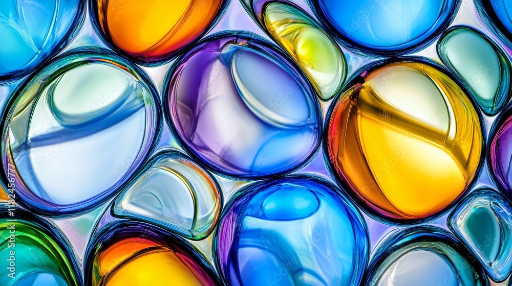 Abstract Colorful Glass Beads Background Texture Abstract Colorful Glass Beads Background Texture