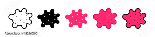 Pigment icons vector set for UI designs