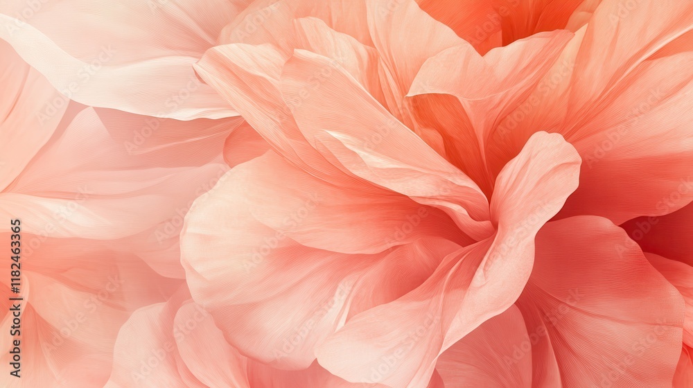 Pastel coral floral wave design elegant home decor digital artwork soft textures refreshing aesthetic Pastel coral floral wave design elegant home decor digital artwork soft textures refreshing aesthetic