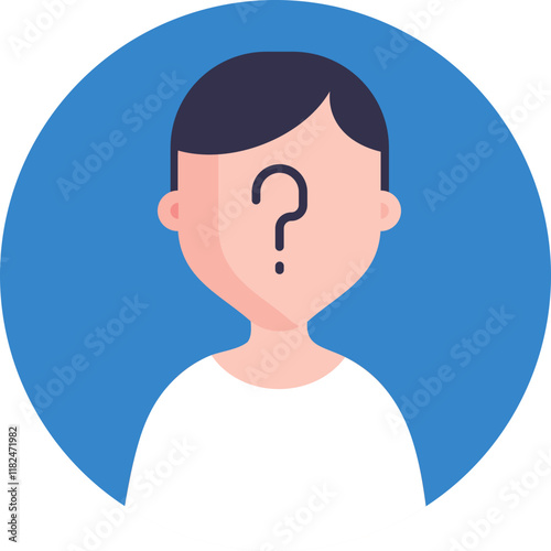 A minimalist silhouette with no facial or distinguishing features, signifying a person whose identity is currently unknown.