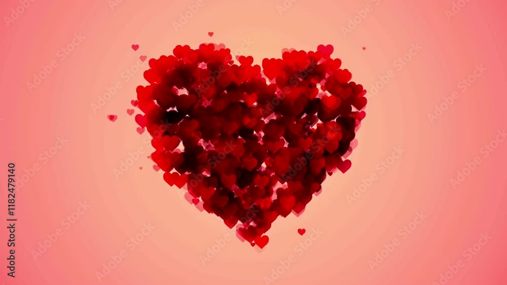 A vibrant vector illustration of a red heart symbolizing love and romance. Perfect for Valentine’s Day themes, weddings, and romantic designs.