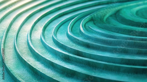 Calming aquatic ripple patterns abstract design turquoise and sage green sunlit environment high detail visuals
