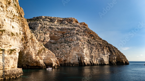 Obraz na płótnie Aerial footage in Malta during winter holidays. w salonie