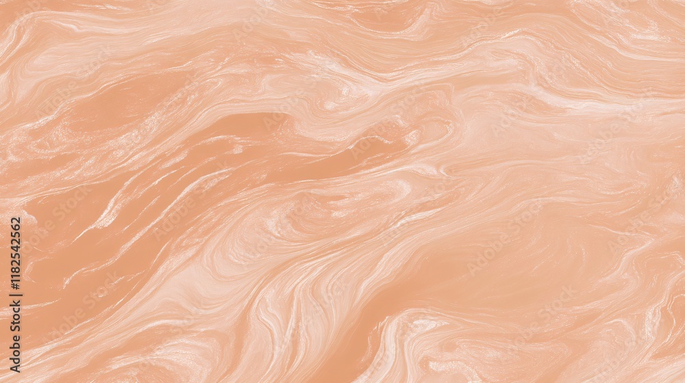 Fototapeta premium Abstract Peach Swirl Marble Texture Background