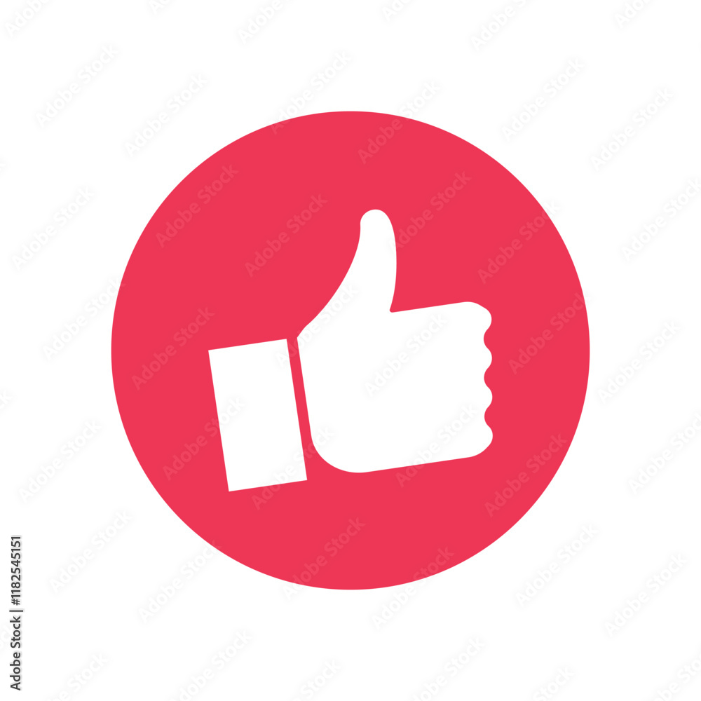 Thumbs Up Icon: Vector Design for Positive Feedback & Likes Thumbs Up Icon: Vector Design for Positive Feedback & Likes