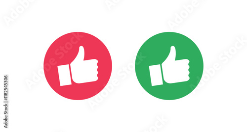 Vector Thumbs Up: Symbol of Approval and Positive Feedback