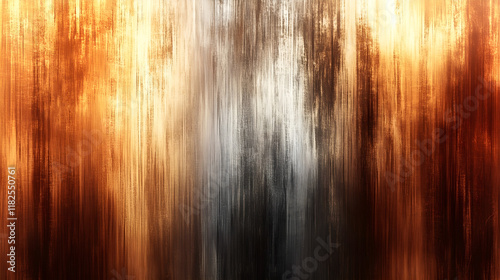 Golden Light on Brushed Metal Elegant and Luxurious Metallic Texture Background