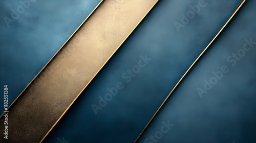 Abstract Geometric Background with Teal and Gold Elegant Modern Pattern Design