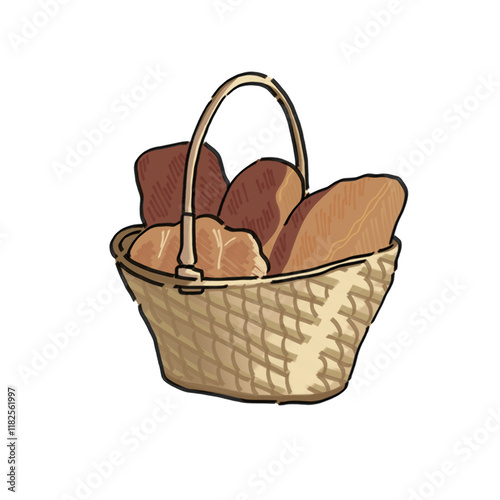 basket full of bread