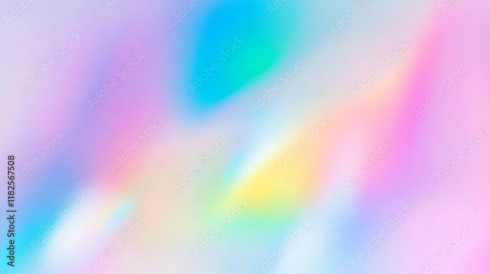Pastel Rainbow Holographic Gradient Background Pastel Rainbow Holographic Gradient Background