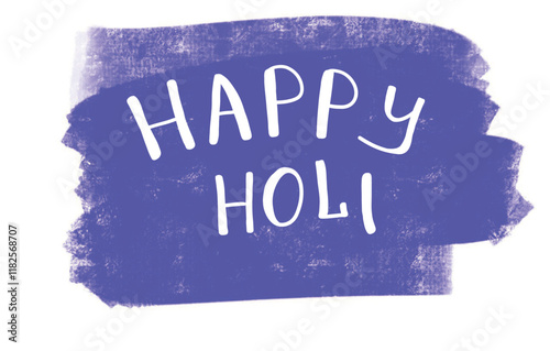 sticker sticker festival of colors holi holiday vector letters on a bright background