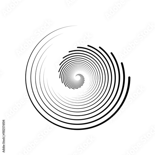 golden ration fibonacci pattern for logo icon background web graphic tattoo. vector illustration.