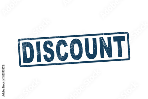 Grunge blue discount word rubber seal stamp on white background