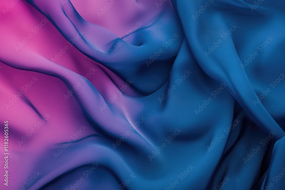 Obraz premium High-quality photo of a close-up shot of a purple and blue fabric texture