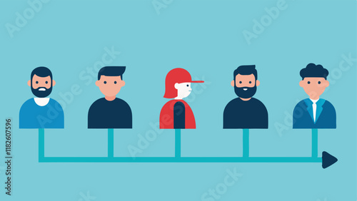 Visual Timeline A series of small illustrations in a row showing the progression of the interrogation from initial denial to eventual confession illustrating the change in the