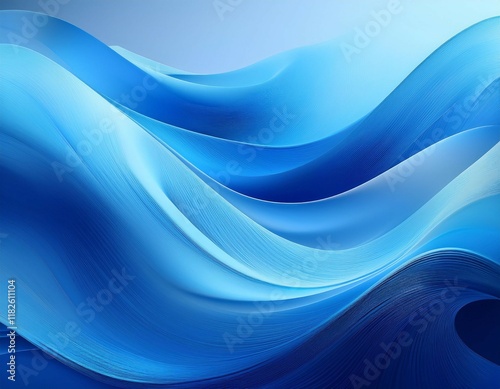 abstract background with smooth waves in blue tones blue backgrounds abstract