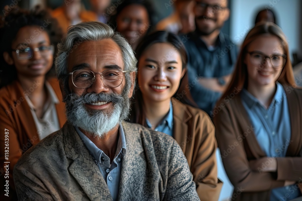 Fototapeta premium Building a Diverse and Inclusive Workplace: The Role of Leadership in Business
