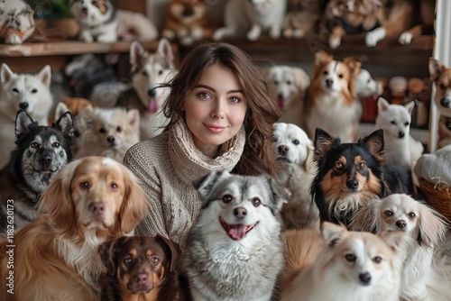 Chic Paws: A Stylish Salon Owner and her Furry Companions