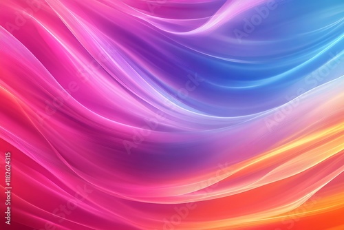Abstract background of Blurry colorful motions LED lights, multi color laser beams
