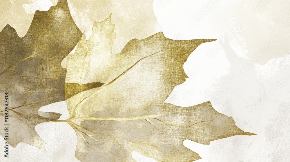 Elegant Gold Leaf Autumn Leaves Artwork: A Sophisticated Fall Decor for Your Home Elegant Gold Leaf Autumn Leaves Artwork: A Sophisticated Fall Decor for Your Home
