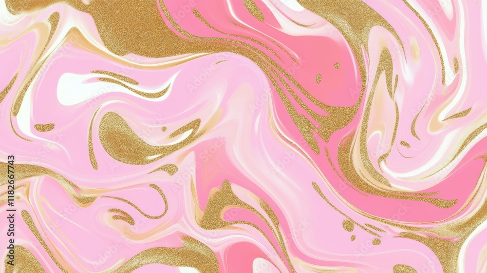 Stunning Pink and Gold Abstract Liquid Marble Design. Elegant, Vibrant, and Unique Background Stunning Pink and Gold Abstract Liquid Marble Design. Elegant, Vibrant, and Unique Background